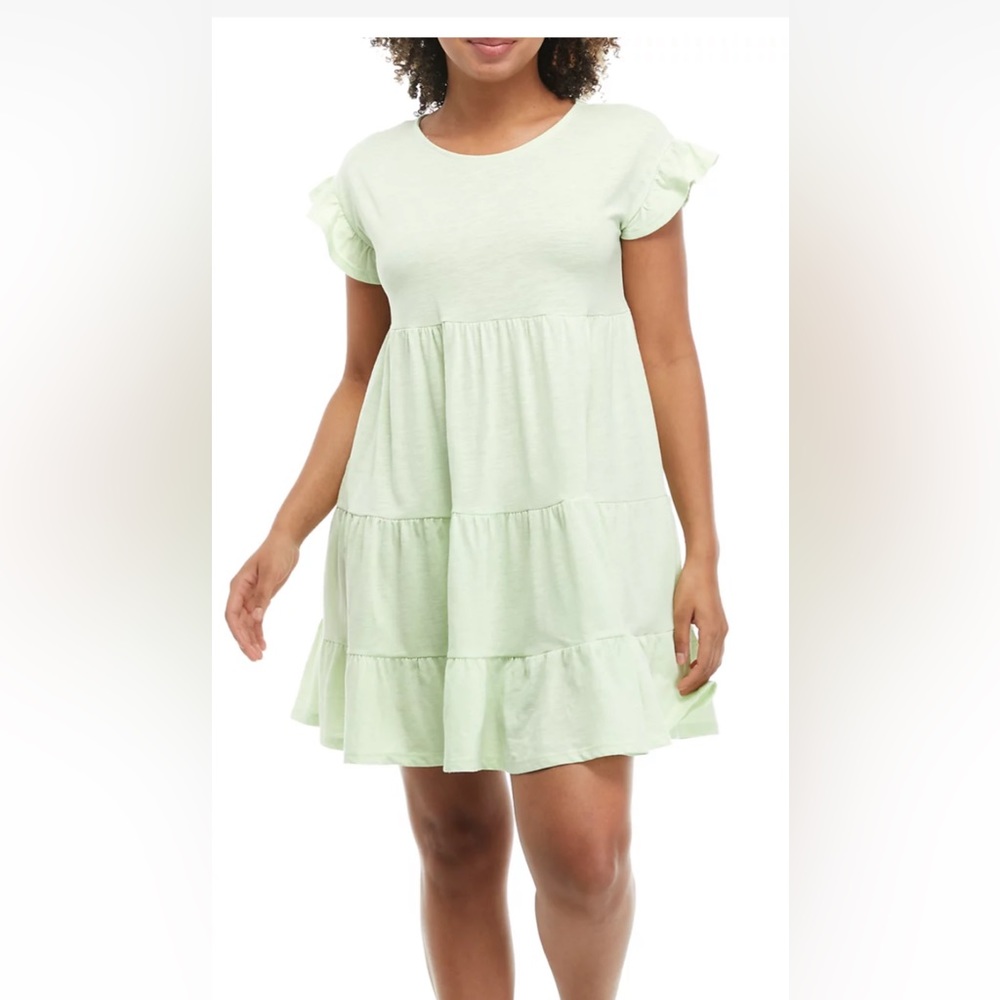 Cute neon green tear dress
